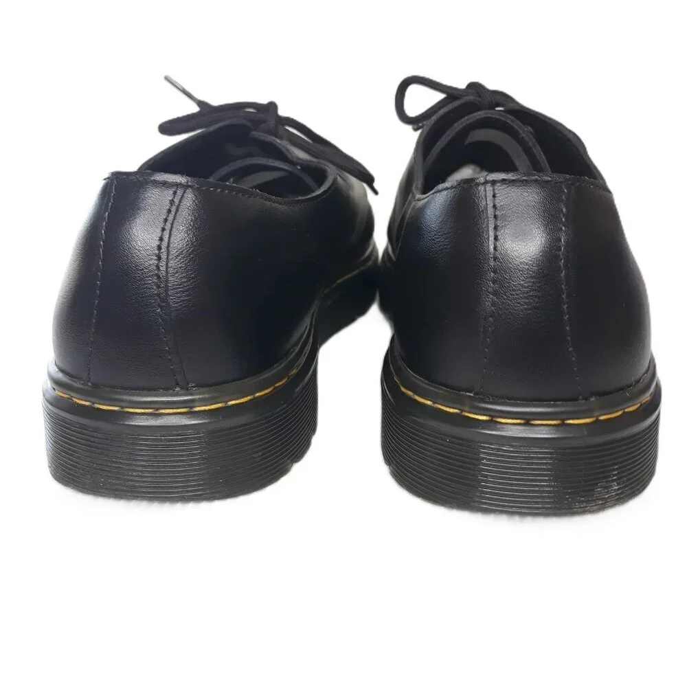 Dr. Martens Men\'s Zavala Lo Black Leather Lace-Up Oxfords 13M Dr. Martens AirWair Zavala Lo Oxford Leather Shoes Lace-Up  main image 2